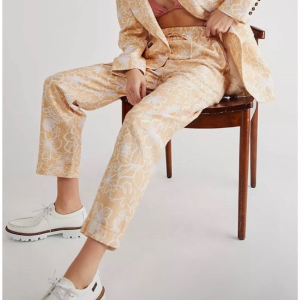 Hansen & Gretel Volley Pant in Peach Beach